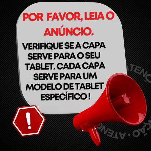 Capa Emborrachada Suporte Veicular Tablet 7 A 8 Pol + Caneta