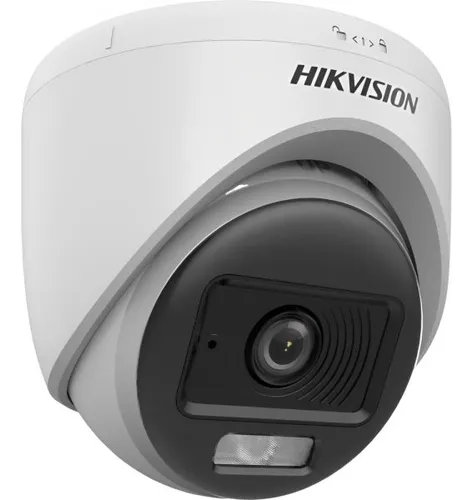 comprar Cámara Seguridad Domo Hikvision 2mp Colorvu 2.8m Noche Color Color Blanco