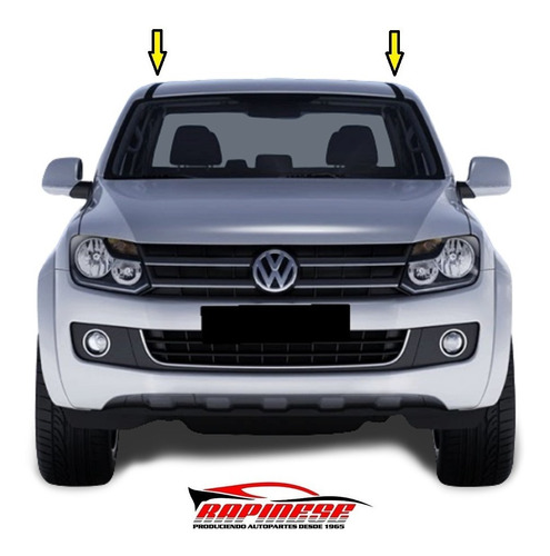 Baguetas De Techo Para Vw Amarok Kit 2 Piezas Adhesivas !!!!