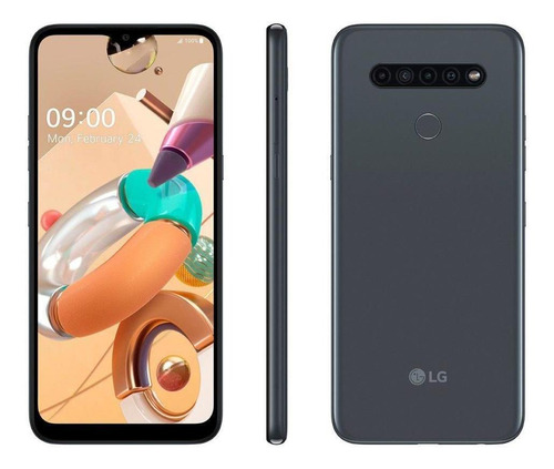 Celular LG K41s 32gb Câmera Quadrupla Tela 6.55 - Titanium