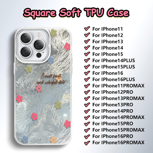 Funda De Flores De Colores Para iPhone Q-k
