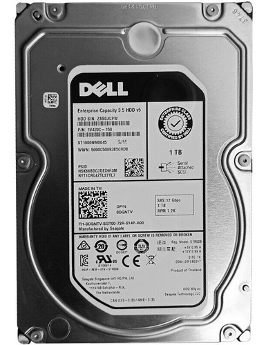 Dgntv Dell St1000nm0045 1tb 7.2k 3.5  Nl Sas 12gbps Hdd 