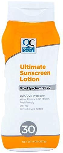 Quality Choice Ultimate Protector Solar Spf 30 Locin 8 Oz