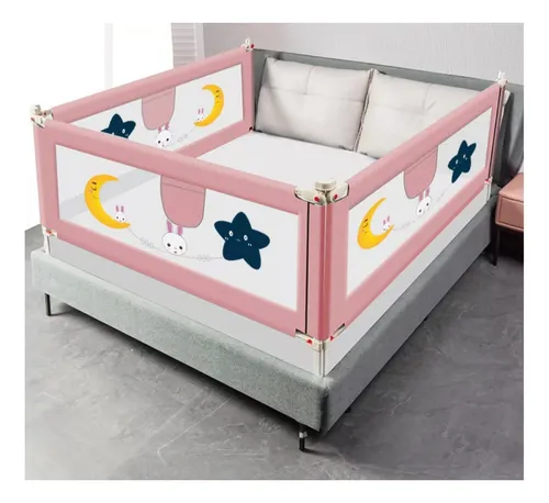Baranda De Cama Seguridad Bebe Plegable 180cm / 82cm