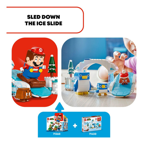 Set De Expansión Lego Super Mario Penguin Family Snow Advent