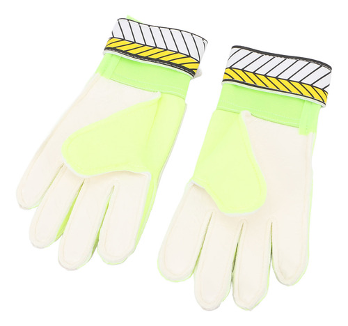 Guantes De Fútbol Amarillos Número 5, 1 Par, De Látex Para N