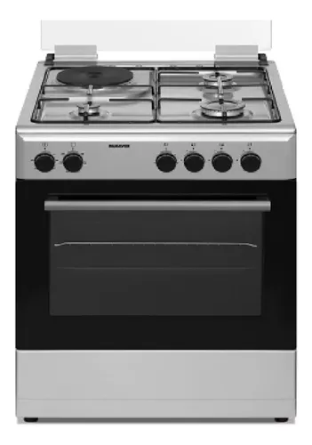 Cocina Panavox Combinada Inoxidable 60e Gris Oscuro