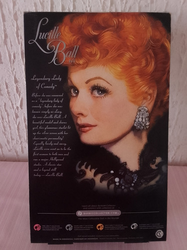 Barbie I Love Lucy Lucille Ball Legendary Lady Of Comedy (Usado)