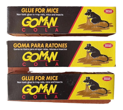 Pegante Gomin Ratón Rata 80grx3
