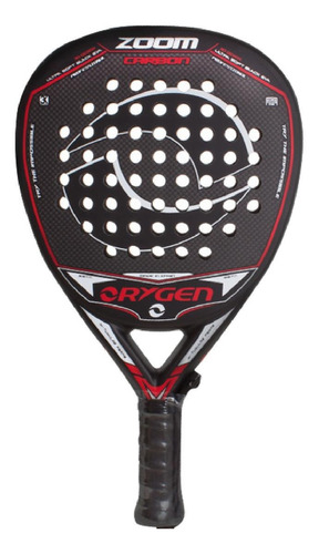 Raqueta de pádel  Orygen Zoom Carbon color rojo/blanco/negro