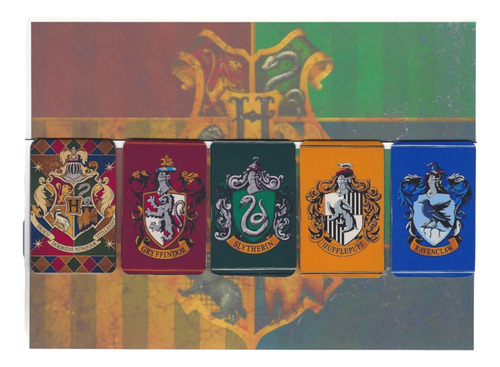 Separadores Magnéticos De Libros Colección Harry Potter Multicolor Harry Potter 1