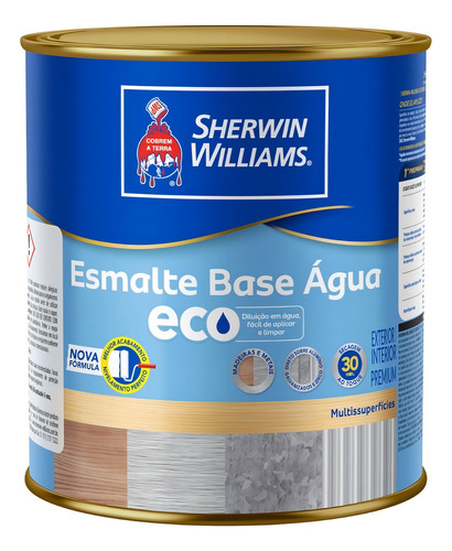Esmalte Base Água Mdf Cores Br 900ml Sherwin Williams Cor Amarelo Ouro