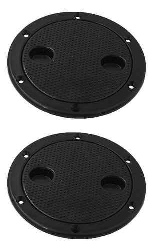 2pcs Rv Barco Escotilla De Inspección Antideslizante Forma