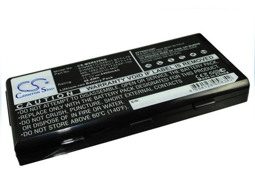 Bateria Para Msi Msi620nb Cr620 Cr630 Cr700 Cx500 Cx600 