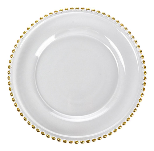 Plato De Cena De Cristal, Plato De Comida Occidental, Plato