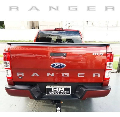 Kit Adesivos Ford Ranger Faixa Traseira E 4x4 2017/2018