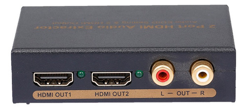 Nk-912 2 Puertos Hdmi Divisor De Vídeo Extractor De Audio