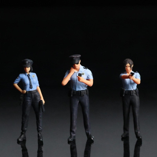 3 Figuras A Escala 1/64, Modelo De Tren, Diorama