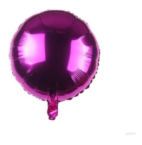 Globos Metálico Redondo Con Gas Helio 18 Pulgadas