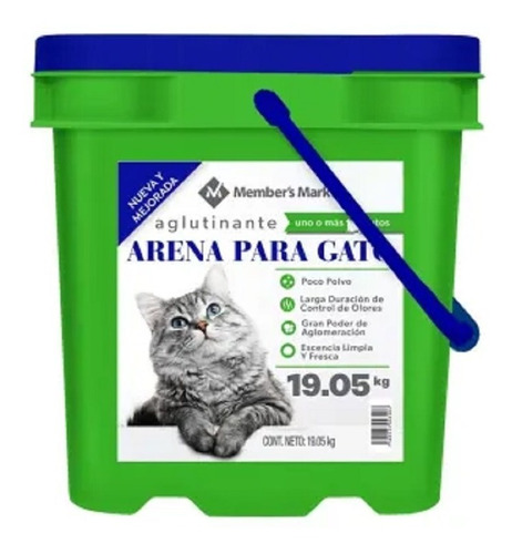 Arena Para Gato Member's Mark 19 Kg