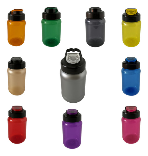 60 Vaso De Fiestas De Color Tapa De Asa 500 Ml Reutilizable Multicolor