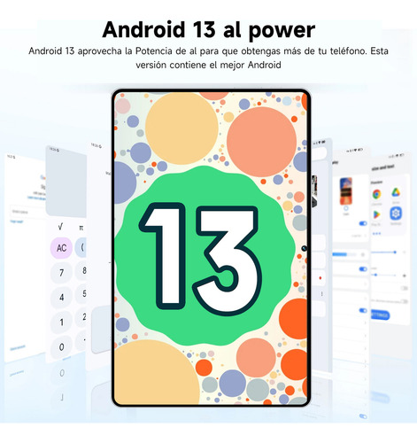 Tablet Inteligente de Llamadas Hancdon Pro12 Doble Sim con Wifi 5g Android 13 Memoria Ram de 12GB