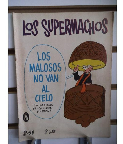 Comic Los Supermachos 241 Editorial Posada Vintage 