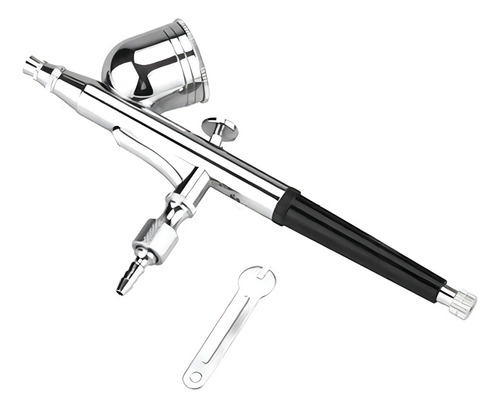 Aerografo Dupla Ação Copo Fixo Bico 0,3mm Barbearia Wws
