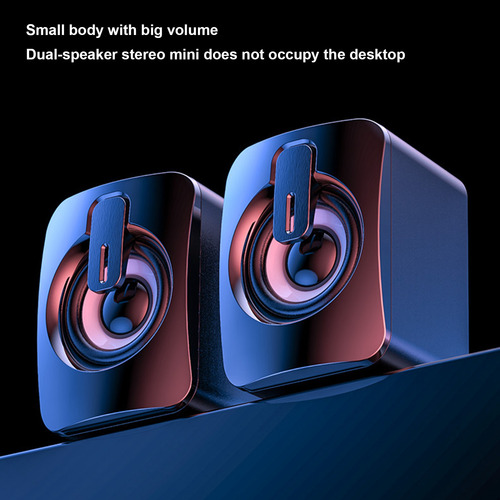 Altavoz De Subwoofer Estéreo Con Cable Usb Para Computadora