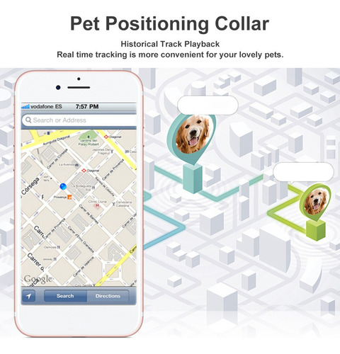Qa1.para Coleira Smart Para Pets Com Rastreador Gps Ip67