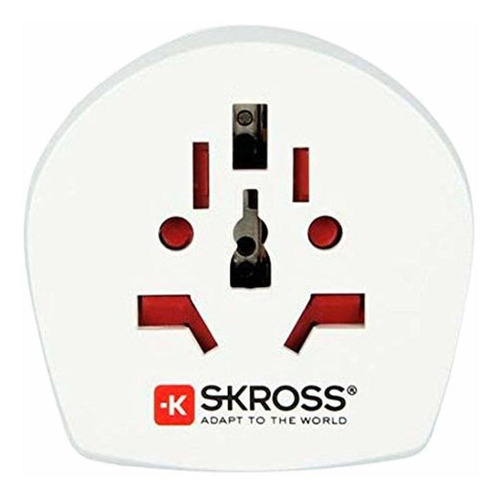 Skross World To Uk Country Travel Adapter Blanco