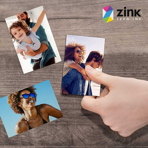 Imagen 3 de 5 de 30 Hojas Papel Fotografico Premium Zink Zero Ink 2x3