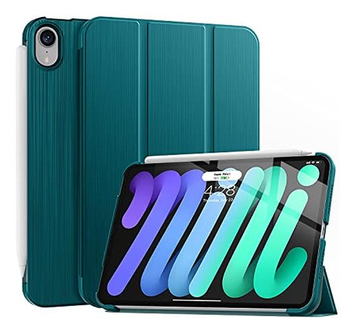 Funda Soke Mini iPad 6 2021/- 2 Gen Lapiz Smart Verde Azul