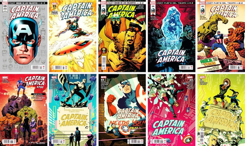 Marvel Comics Captain America 2018 Completa 695 696 698 700