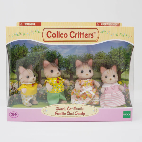 Calico Critters Familia Sandy Cats Ternurines Epoch