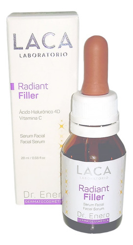 Serum Facial Radiant Filler Dr. Enero 20ml Laca Momento de aplicación Día Noche Tipo de piel Todo tipo de piel