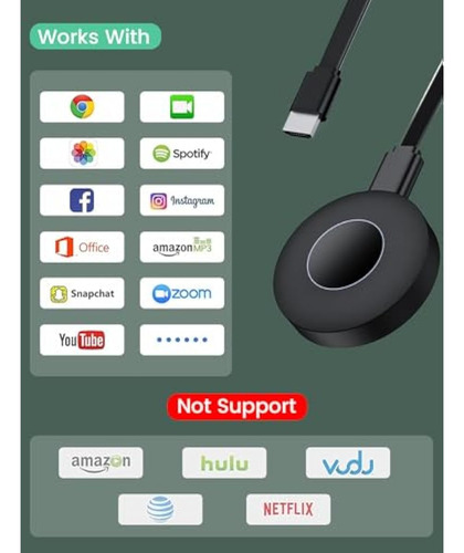 Adaptador Inalámbrico Hdmi Display Dongle 1080p Hd
