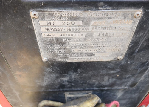 Massey Ferguson Mf 250