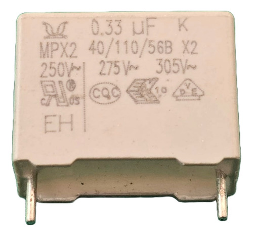 100x Capacitor Poliester 330nf/305v 330k/305v X2 Supressor