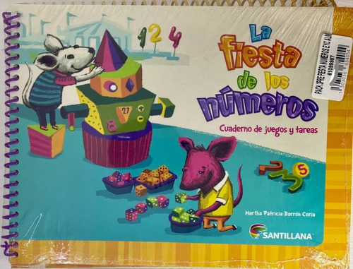 Pack Fiesta De Los Números 3° Preescolar - Libro Y Cuaderno