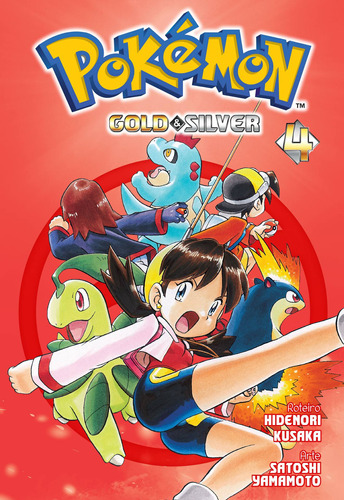 Pokémon Gold & Silver - Volume 4, de Kusaka, Hidenori. Editora Panini Brasil LTDA, capa mole em português, 2018