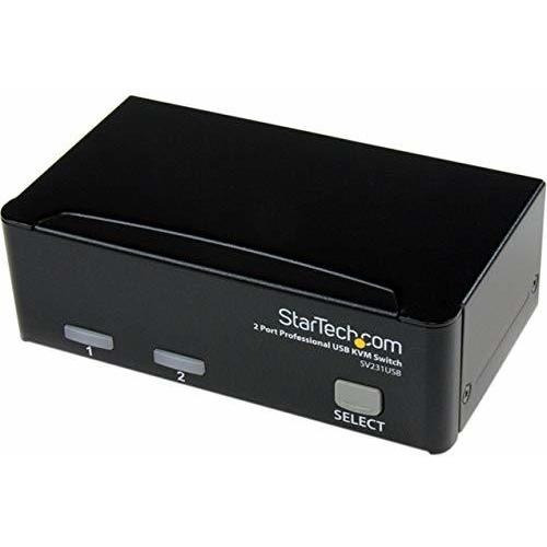 Startech.com Conmutador Kvm Usb Vga De 2 Puertos - Conmutado