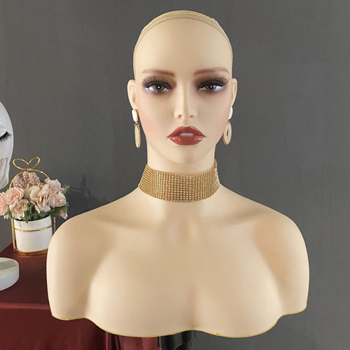 Cabeza De Maniquí Femenina, Busto De Cabeza De Maniquí De