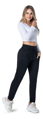 Pantalón Mujer Negro 32697