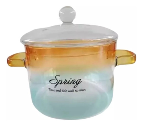 Olla De Cocina De Vidrio  Cacerola De Borosilicato 1.9lt