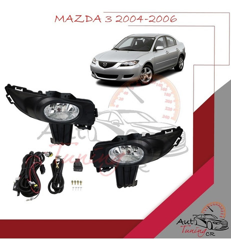 Halogenos Mazda 3 2004-2006