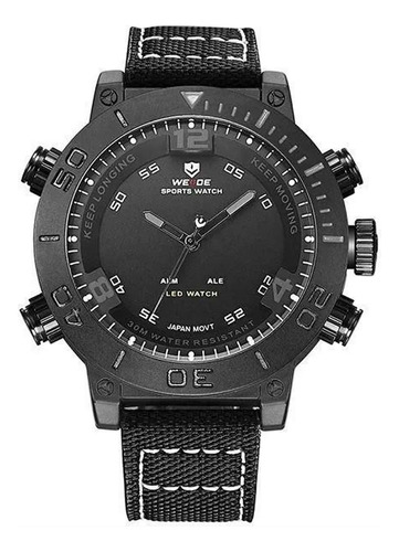 Relógio Masculino Weide Anadigi Wh-6103 Prata