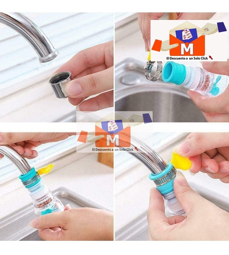 Imagen 4 de 4 de Filtro De Agua De Boquilla De Grifo Giratorio