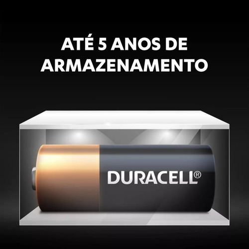 Bateria Alcalina 23a Duracell 8 Unidades Cilíndrica 12v