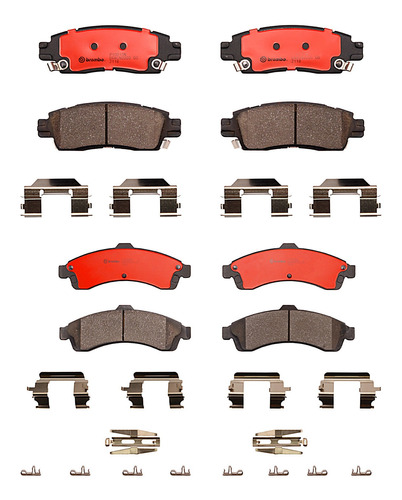 Kit Completo Balatas Ceramica Chevrolet Ssr 5.3l V8 03-04